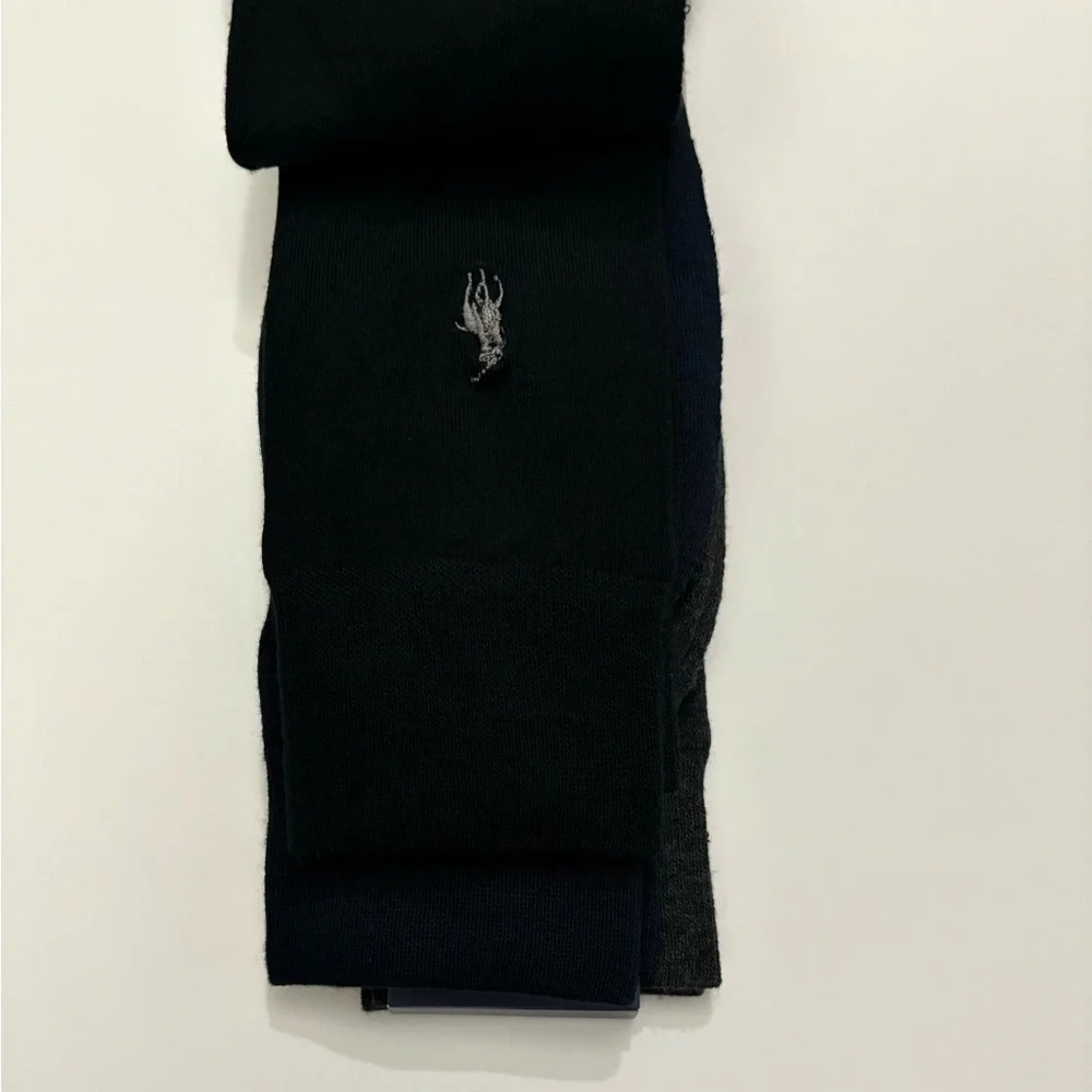 Polo Ralph Lauren Viscose Cushioned Crew Socks 3 pack